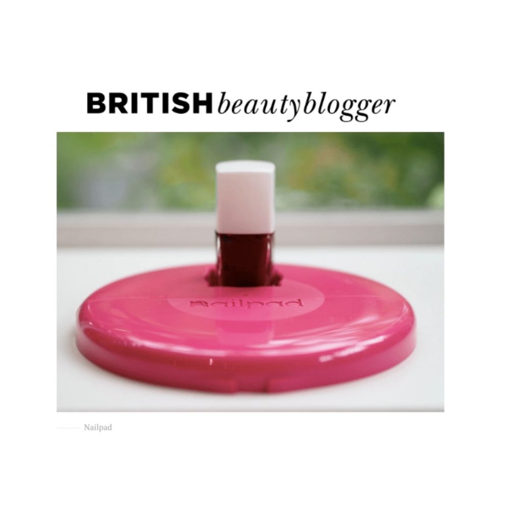 British Beauty Blogger uses Nailpad for home manicures and pedicures. Safe nail painting at home.